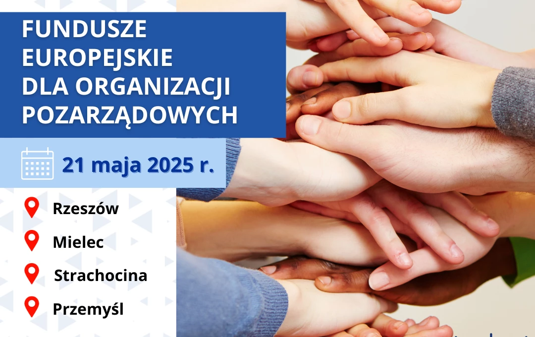 Zdjęcie do Bezpłatne spotkanie informacyjne "Fundusze Europejskie dla organizacji pozarządowych&rdquo;