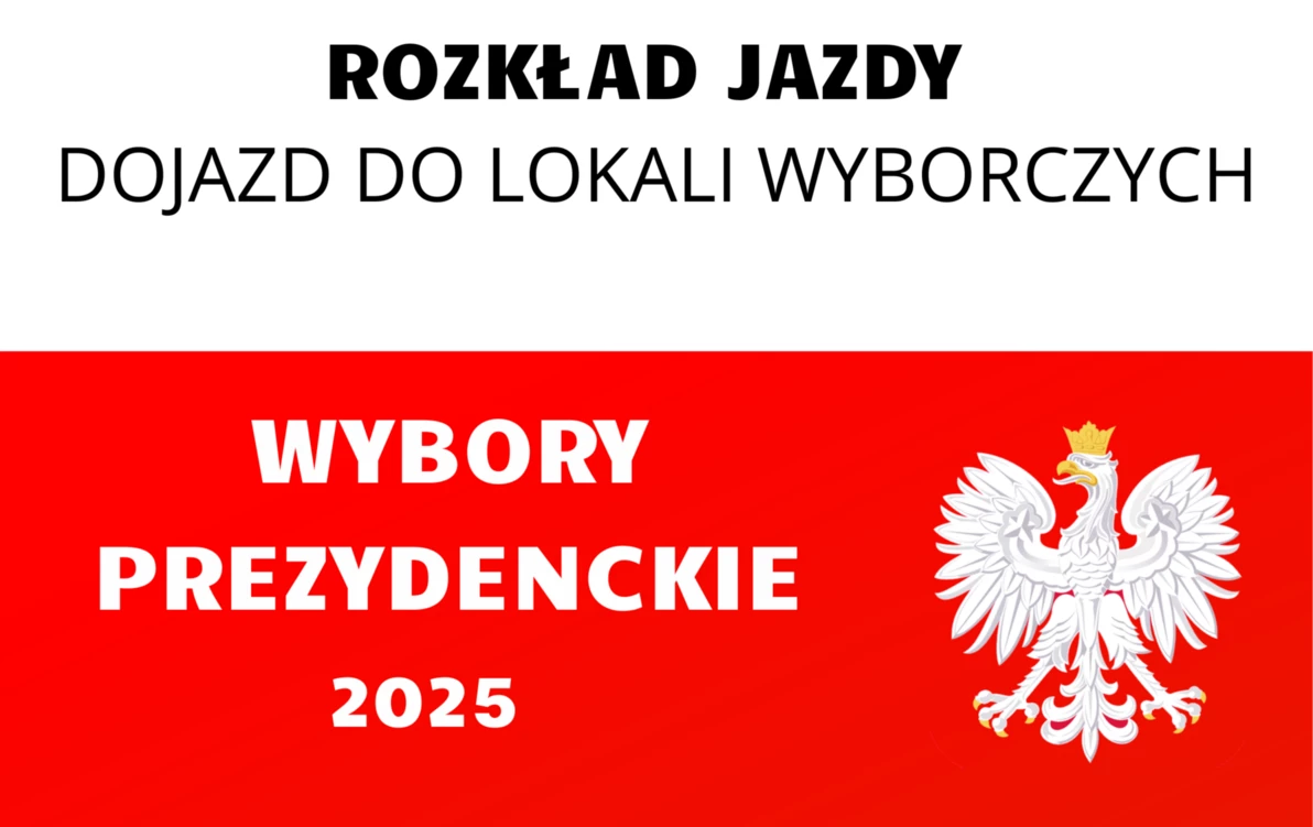 Zdjęcie do AKTUALIZACJA: zmiana rozkładu jazdy darmowych autobus&oacute;w dowożących do lokali wyborczych 18 maja 2025 r.