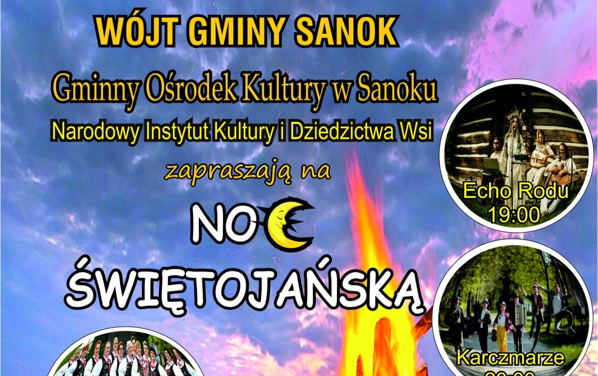 Zdjęcie do Zapraszamy na "Noc Świętojańską" 2025  w Tyrawie Solnej!