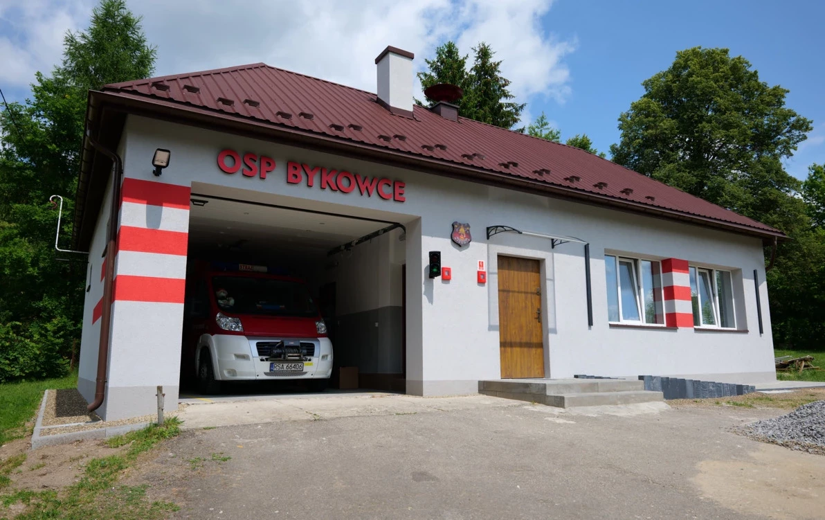 Zdjęcie do Termomodernizacja remizy OSP w Bykowcach zakończona!