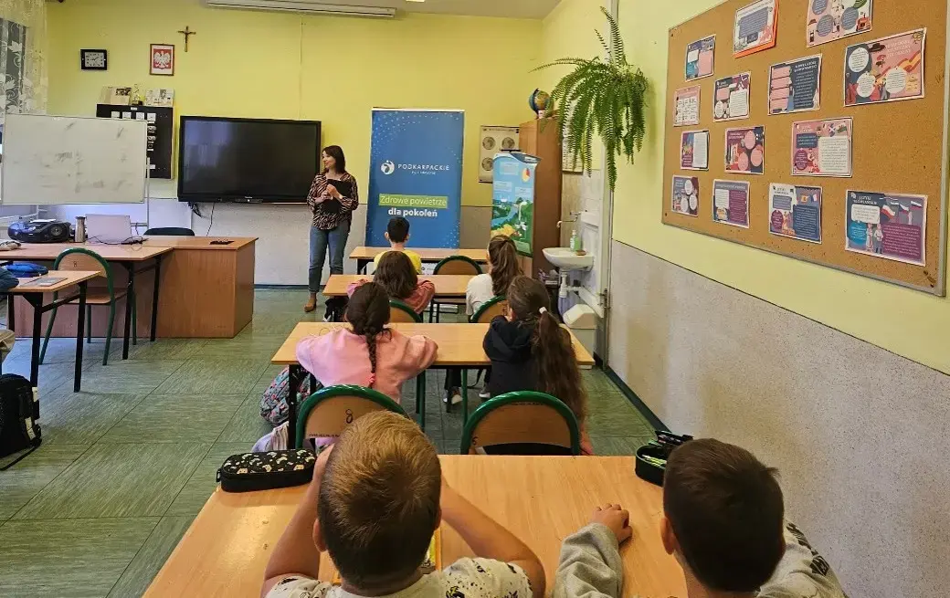 Zdjęcie do LIFE dla czystego powietrza &ndash; zajęcia edukacyjne w Szkole Podstawowej w Strachocinie