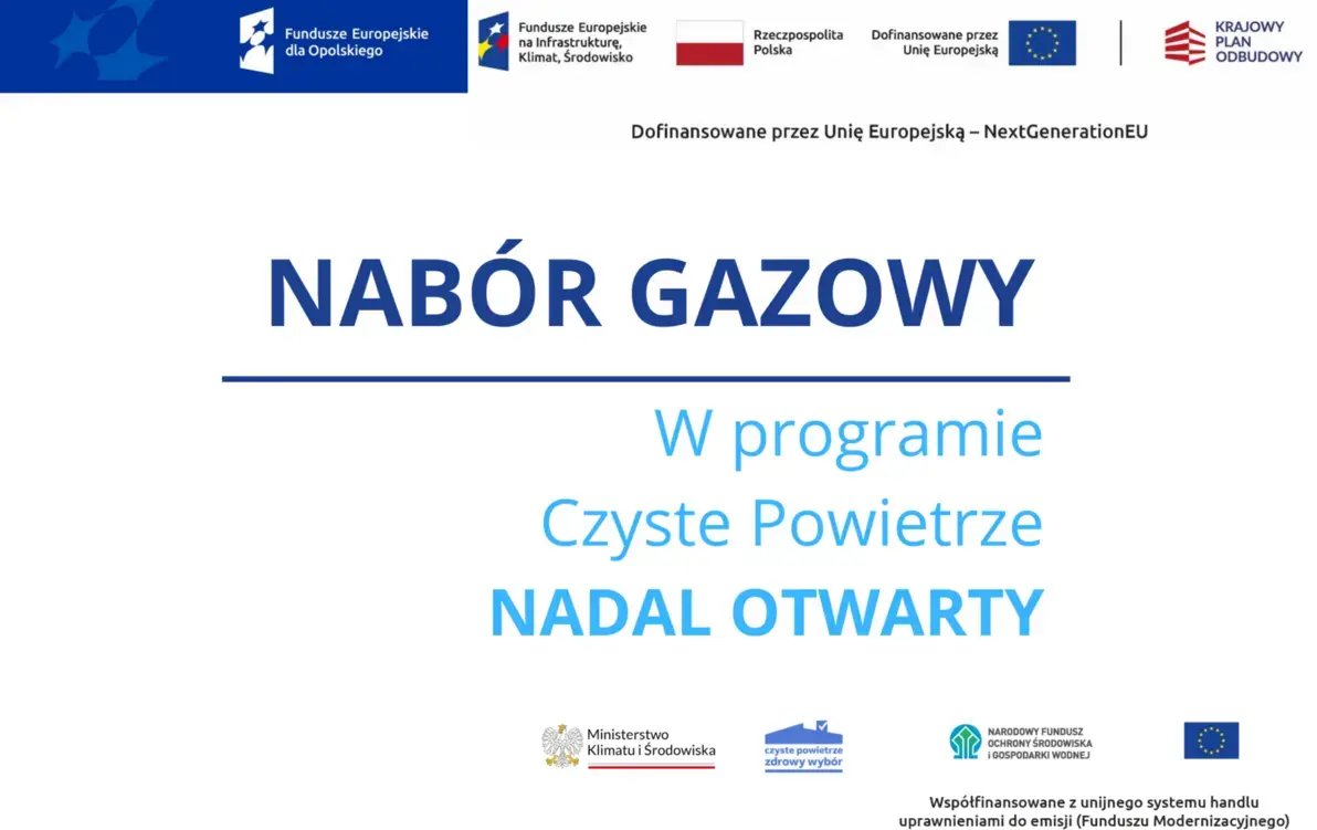 Zdjęcie do &nbsp;Nab&oacute;r gazowy w programie Czyste Powietrze &ndash; możliwość składania wniosk&oacute;w nadal otwarta