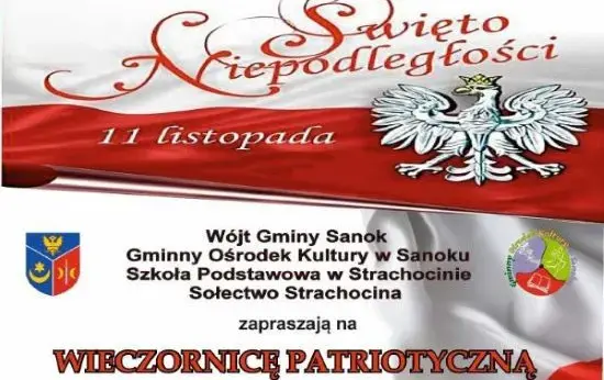 Zdjęcie do Zapraszamy na gminne obchody święta Niepodległości w Strachocinie