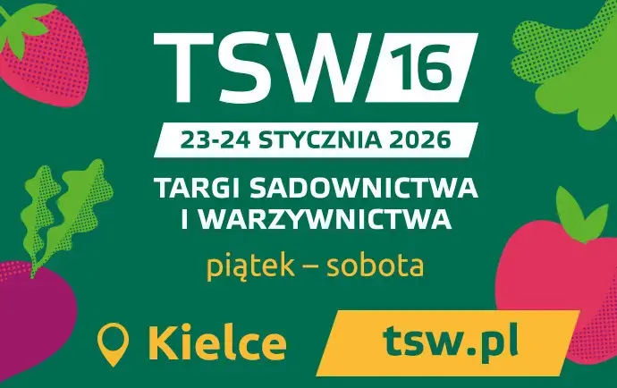 Zdjęcie do Zaproszenie na 16. edycję Targ&oacute;w Sadownictwa i Warzywnictwa TSW 2026 &ndash; najważniejsze wydarzenie branżowe w Polsce i Europie środkowo-wschodniej