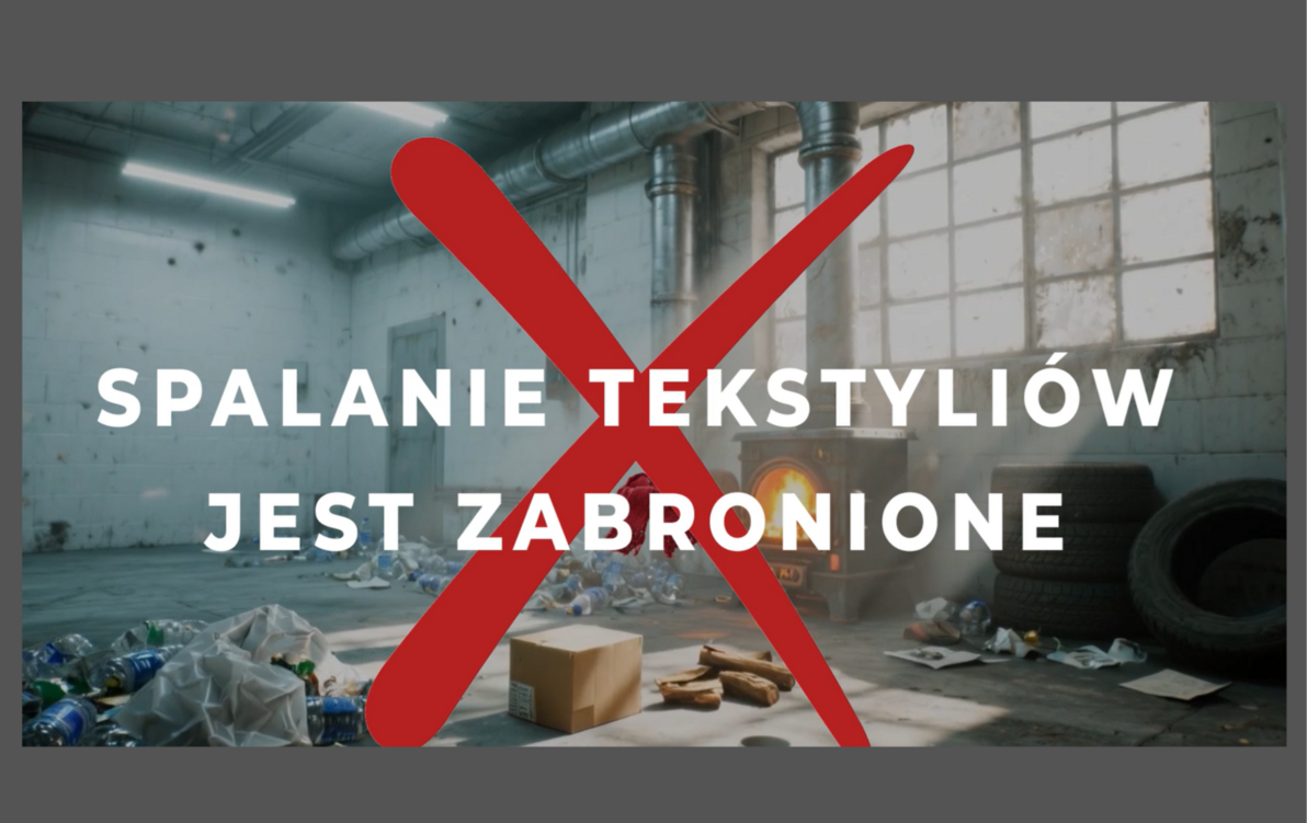 Zdjęcie do Kampania antysmogowa "Nie pal tekstyli&oacute;w w domowym piecu"