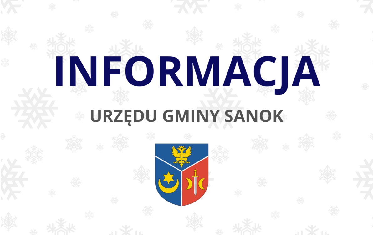 Zdjęcie do Uwaga! W środę 31 grudnia br. Urząd czynny kr&oacute;cej!