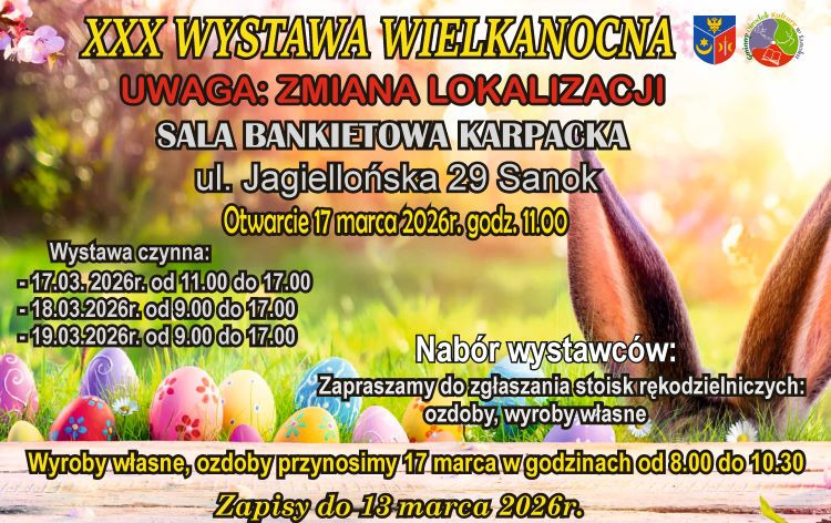Zdjęcie do Nab&oacute;r wystawc&oacute;w do udziału w XXX Wystawie Wielkanocnej Gminy Sanok