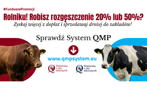 Ekoschemat „Dobrostan zwierząt” Dodatkowe pieniądze dla hodowców z QMP – tylko do 15 maja!