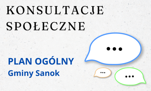 Weź udział w konsultacjach społecznych Planu Ogólnego Gminy Sanok