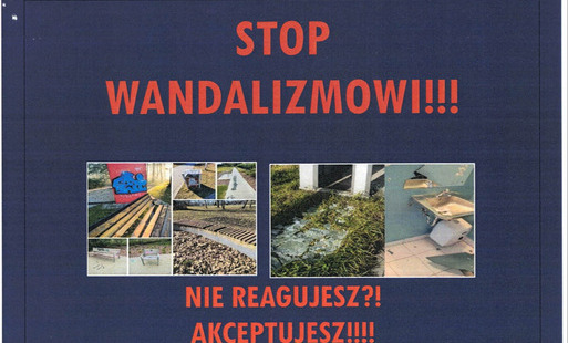 Ruszyła akcja Komendy Powiatowej Policji w Sanoku "Ograniczyć Wandalizm"