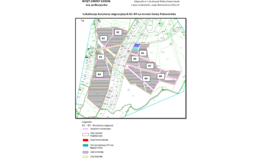 Informacja dotycząca budowy farmy fotowoltaicznej na terenie m. Pakoszówka