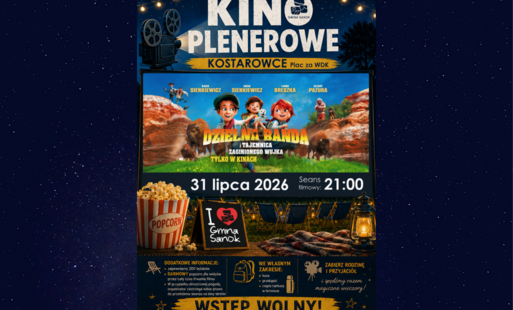 Zapraszamy na ostatni seans kina plenerowego lato 2026! 