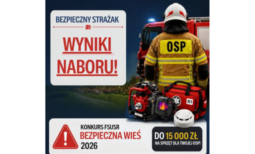 Kolejne dobre wiadomości dla strażaków z Gminy Sanok! Sześć jednostek OSP z dofinansowaniem