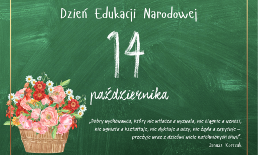 Z wdzięcznością za serce, wiedzę i codzienną troskę – życzenia z okazji Dnia Edukacji Narodowej