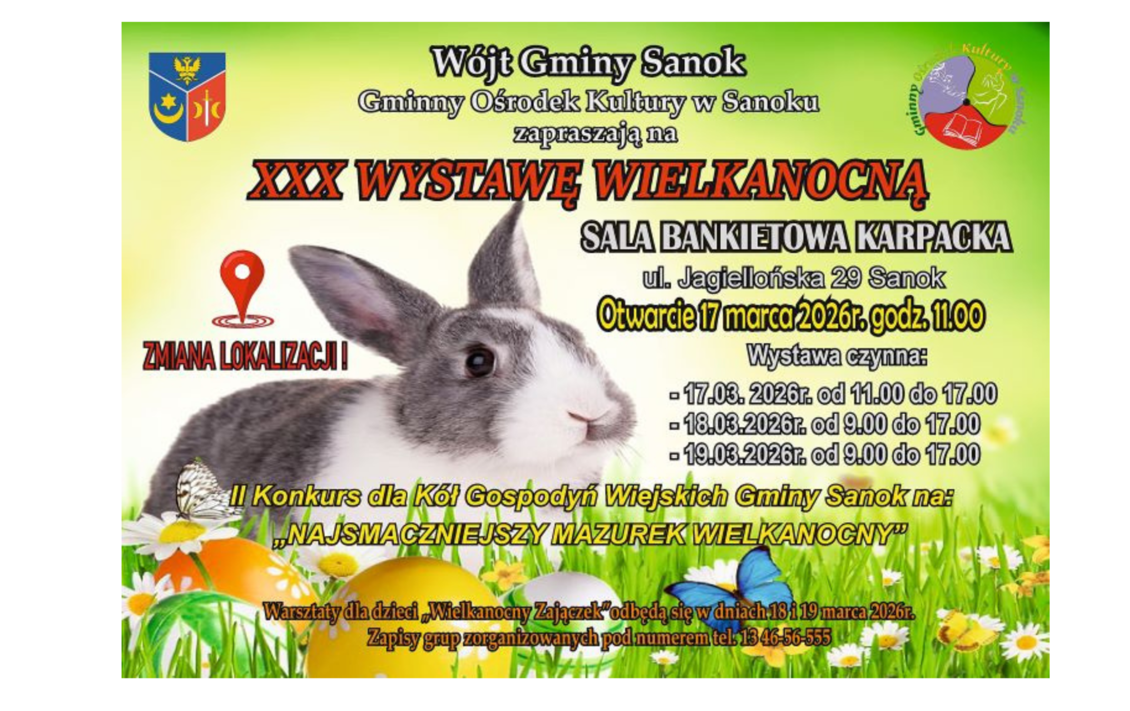 Zdjęcie do Zapraszamy na XXX Wystawę Wielkanocną w Gminie Sanok!