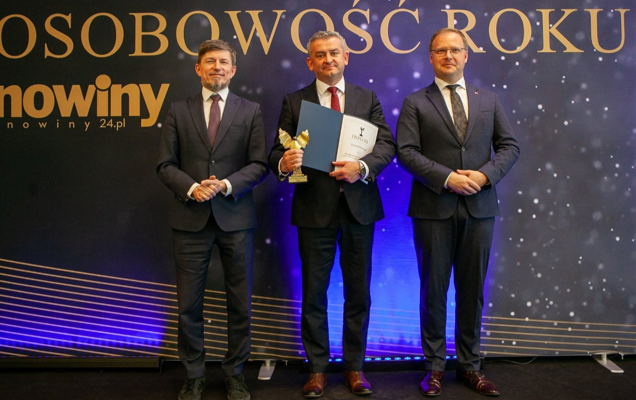 Zdjęcie do W&oacute;jt Gminy Sanok Paweł Wdowiak laureatem Plebiscytu OSOBOWOŚĆ ROKU 2025 w powiecie sanockim!