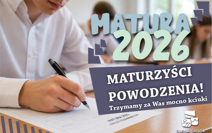 Zdjęcie do Matury 2026 - Maturzyści powodzenia na egzaminach!