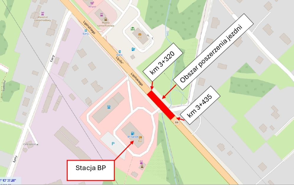 Zdjęcie do Uwaga kierowcy! Zmiana organizacji ruchu przy stacji paliw BP na ul. Lipińskiego