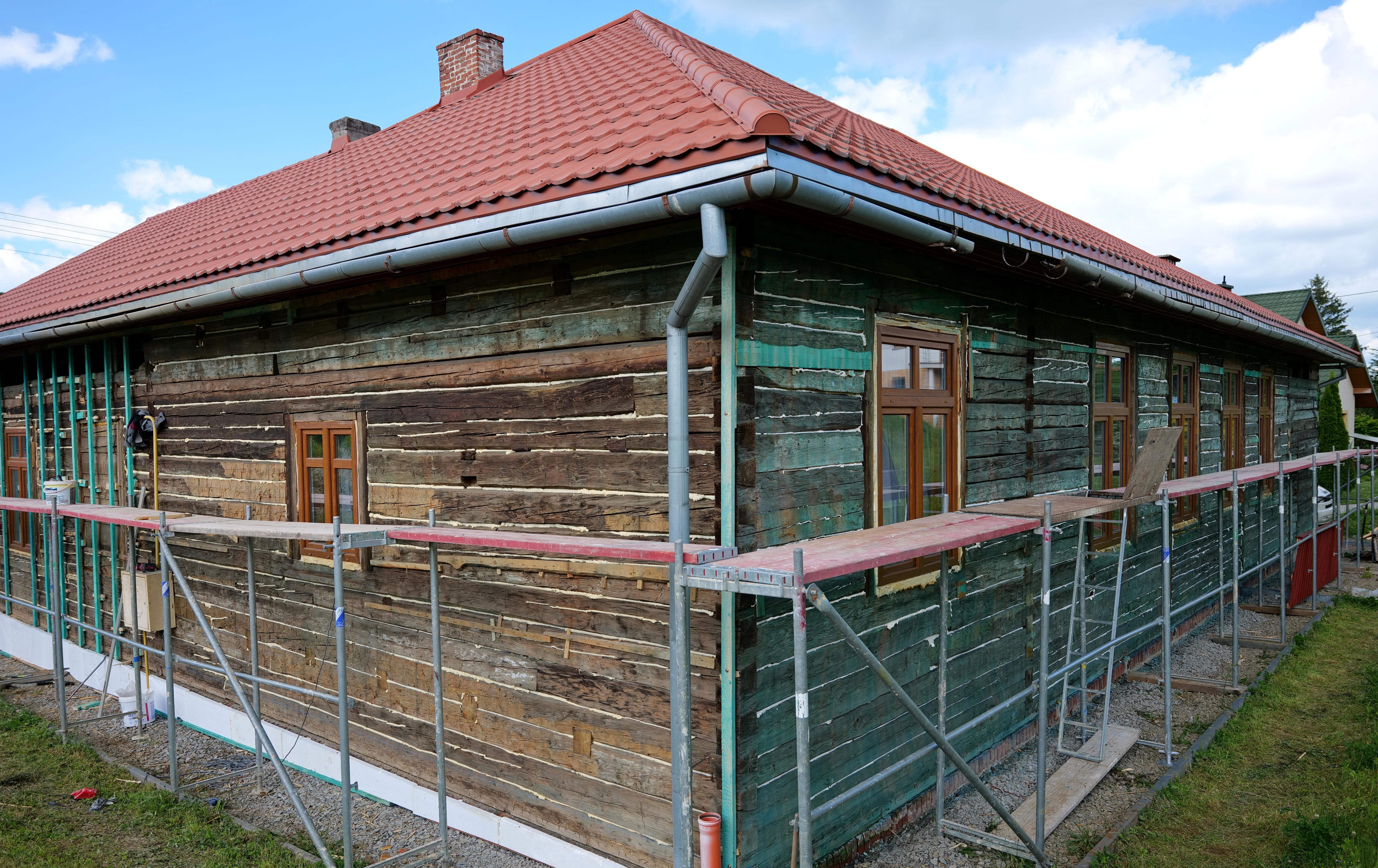Zdjęcie do Trwa termodernizacja Wiejskiego Domu Kultury w Lisznej