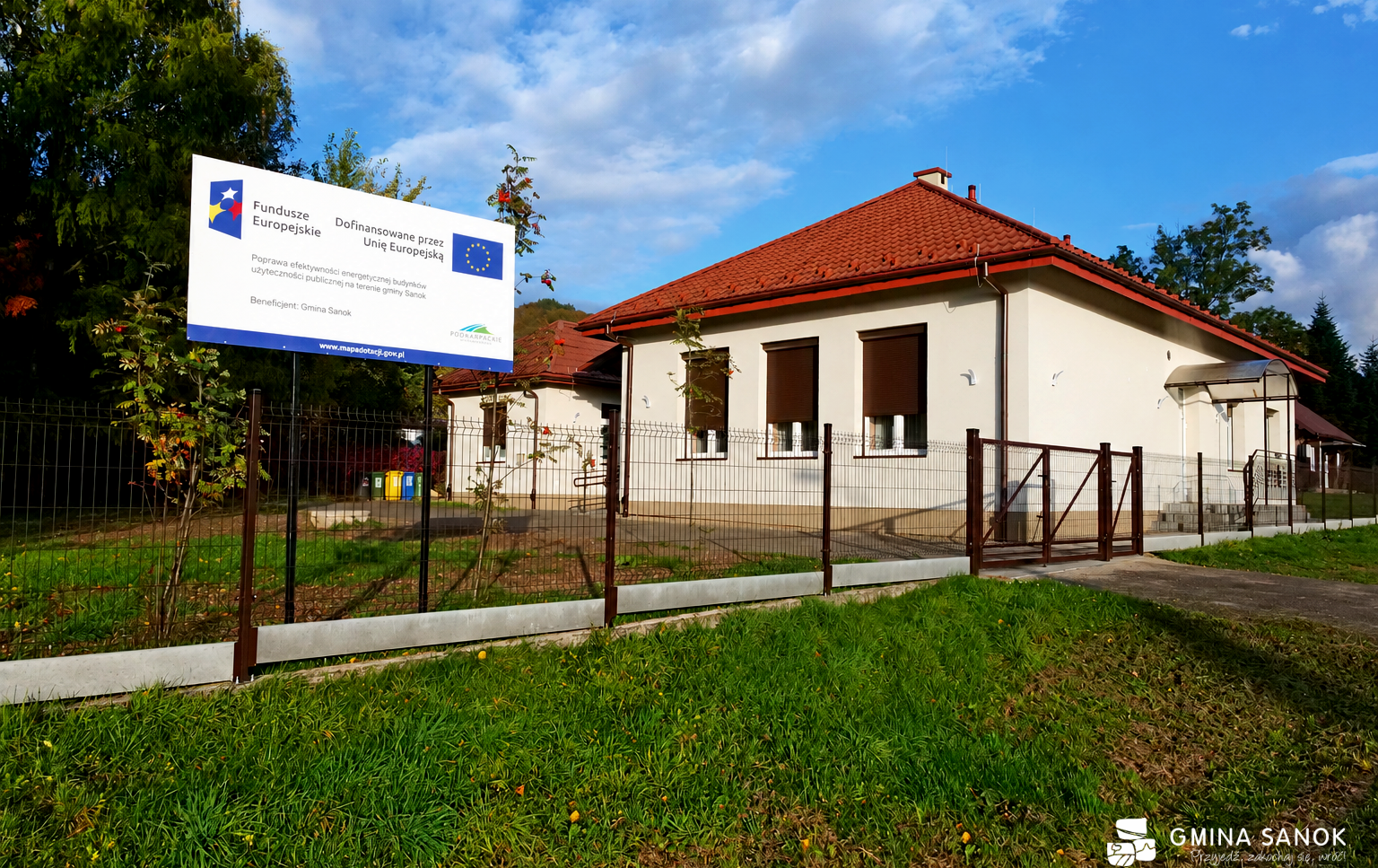 Zdjęcie do Wiejski Dom Kultury w Bykowcach po termomodernizacji